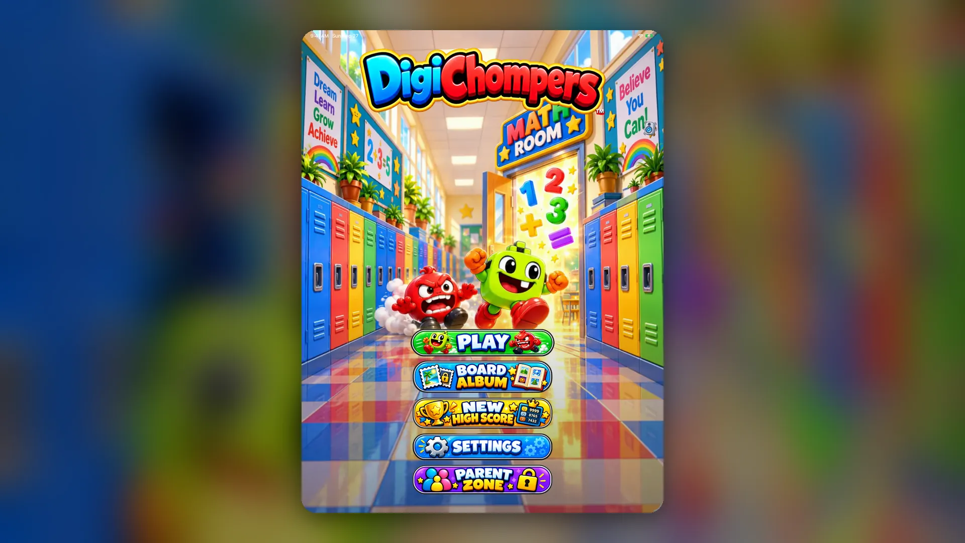 DigiChompers main menu